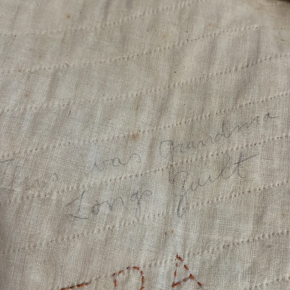 Vintage circa 1890’s signed Quilt “Nine Patch Variation” - Picture 10 of 16